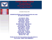 Tablet Screenshot of fertittaband.com